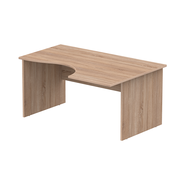 Стол эргономичный правый 140×110 см. Серия мебели для офиса Ergo (Эрго)