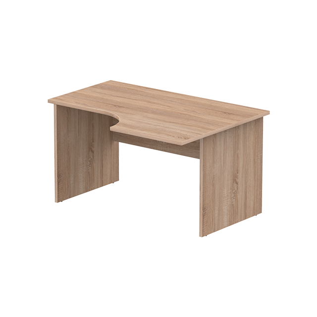 Стол эргономичный правый 140×100 см. Серия мебели для офиса Ergo (Эрго)