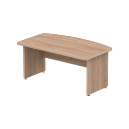 Стол руководителя с внешним радиусом 160×94 см. Серия офисной мебели Ergo (Эрго).