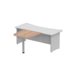 Брифинг для прямого стола 80×84 см. Серия офисной мебели Ergo (Эрго).